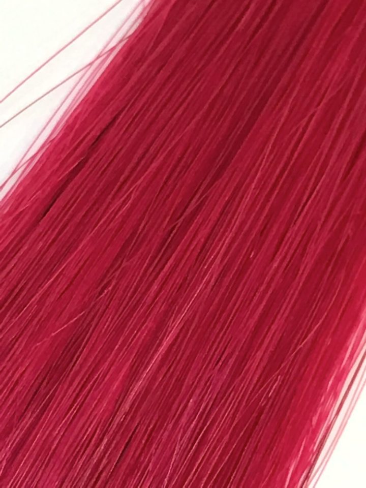red hair extensions