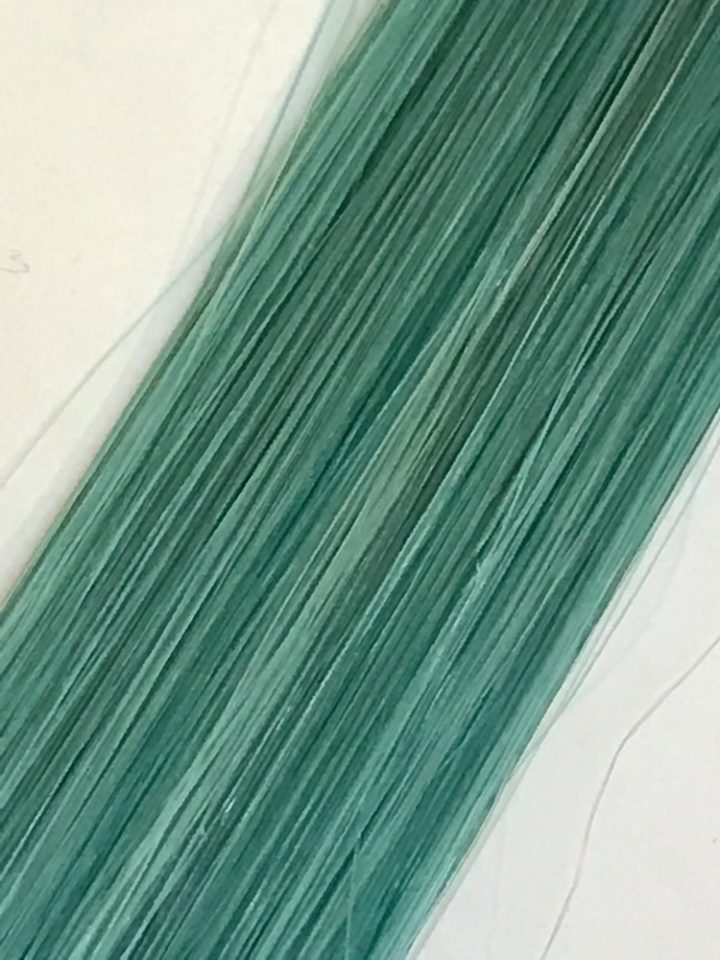 green hair extension