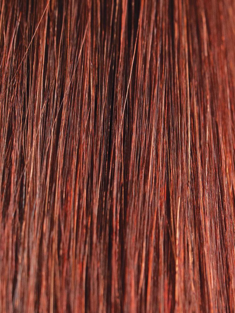 16 I Tip Natural Straight 33 Dark Auburn Red Labella Hair